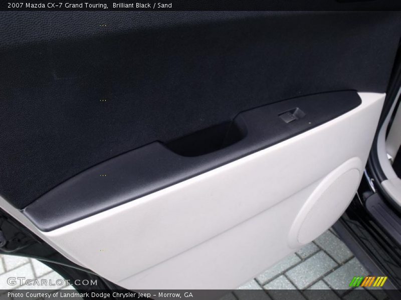 Brilliant Black / Sand 2007 Mazda CX-7 Grand Touring