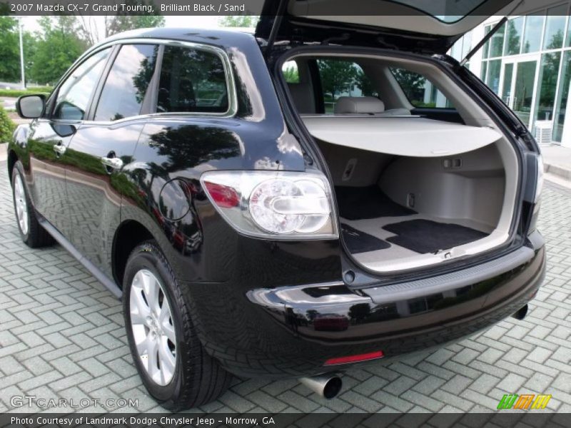 Brilliant Black / Sand 2007 Mazda CX-7 Grand Touring