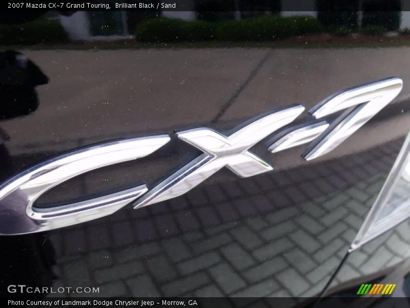 Brilliant Black / Sand 2007 Mazda CX-7 Grand Touring