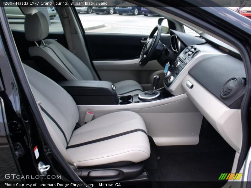 Brilliant Black / Sand 2007 Mazda CX-7 Grand Touring