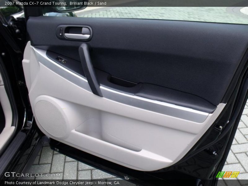 Brilliant Black / Sand 2007 Mazda CX-7 Grand Touring