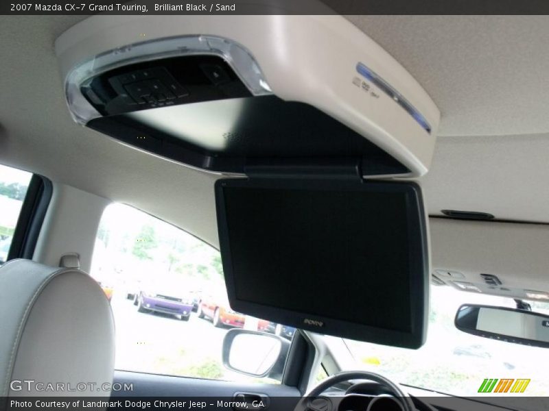 Brilliant Black / Sand 2007 Mazda CX-7 Grand Touring