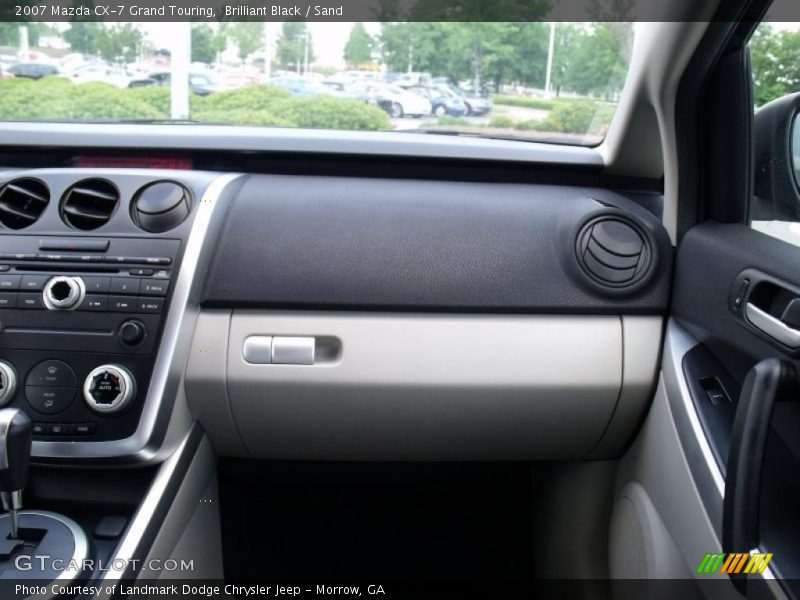 Brilliant Black / Sand 2007 Mazda CX-7 Grand Touring