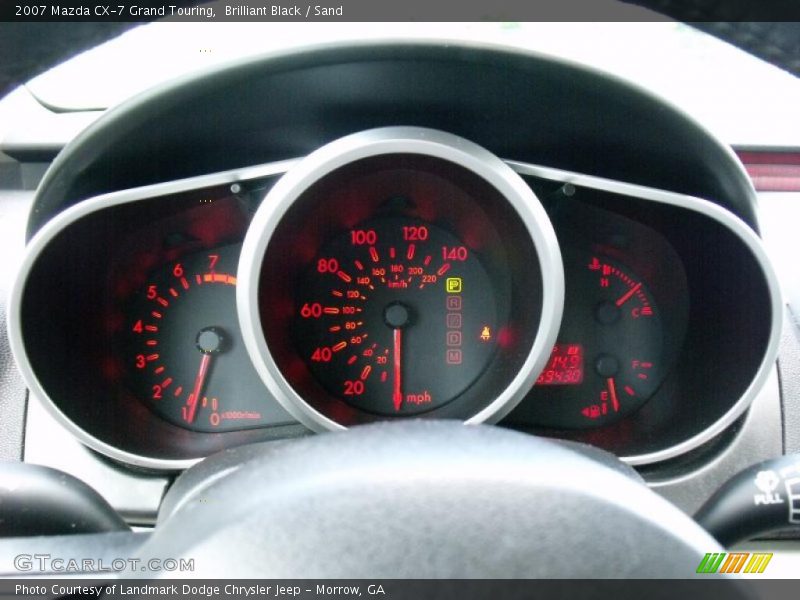 Brilliant Black / Sand 2007 Mazda CX-7 Grand Touring