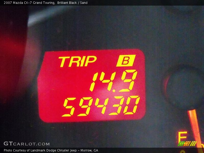 Brilliant Black / Sand 2007 Mazda CX-7 Grand Touring