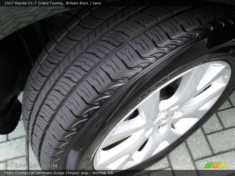 Brilliant Black / Sand 2007 Mazda CX-7 Grand Touring