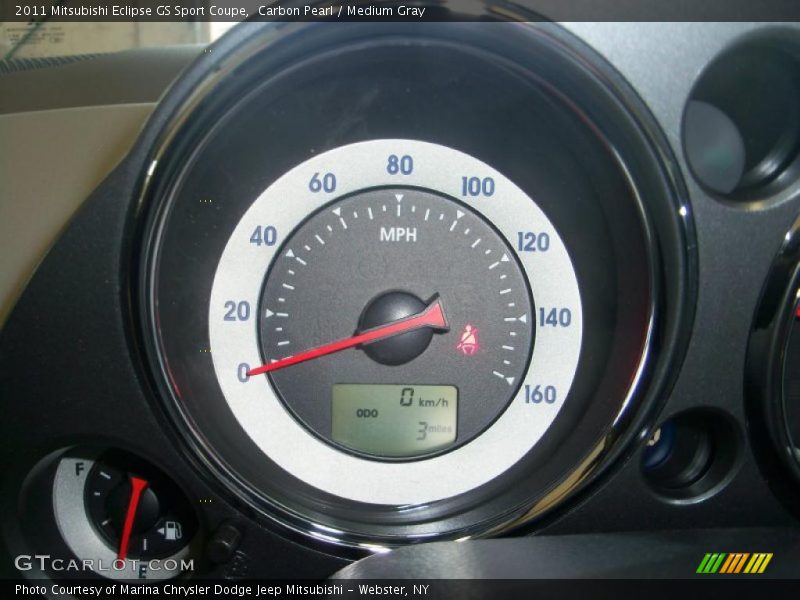 Carbon Pearl / Medium Gray 2011 Mitsubishi Eclipse GS Sport Coupe