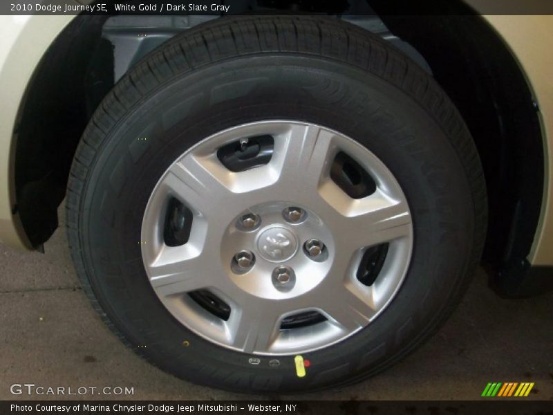 White Gold / Dark Slate Gray 2010 Dodge Journey SE