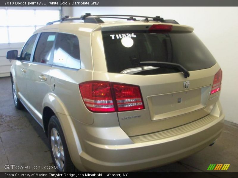 White Gold / Dark Slate Gray 2010 Dodge Journey SE