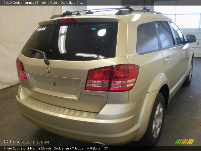 White Gold / Dark Slate Gray 2010 Dodge Journey SE