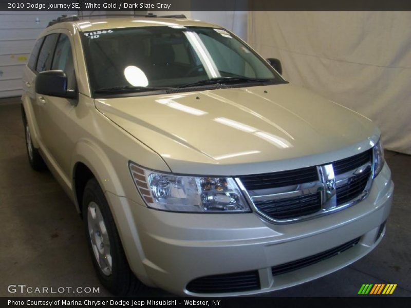 White Gold / Dark Slate Gray 2010 Dodge Journey SE