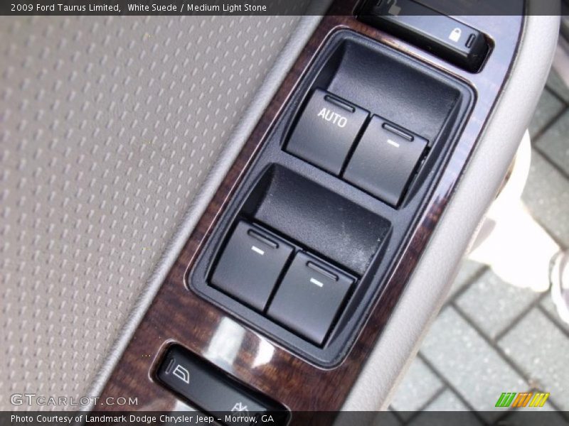 White Suede / Medium Light Stone 2009 Ford Taurus Limited