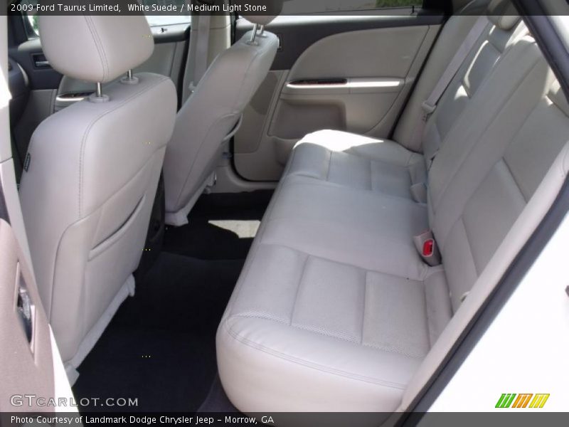 White Suede / Medium Light Stone 2009 Ford Taurus Limited