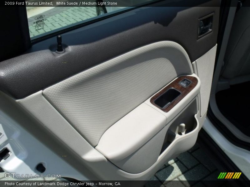White Suede / Medium Light Stone 2009 Ford Taurus Limited