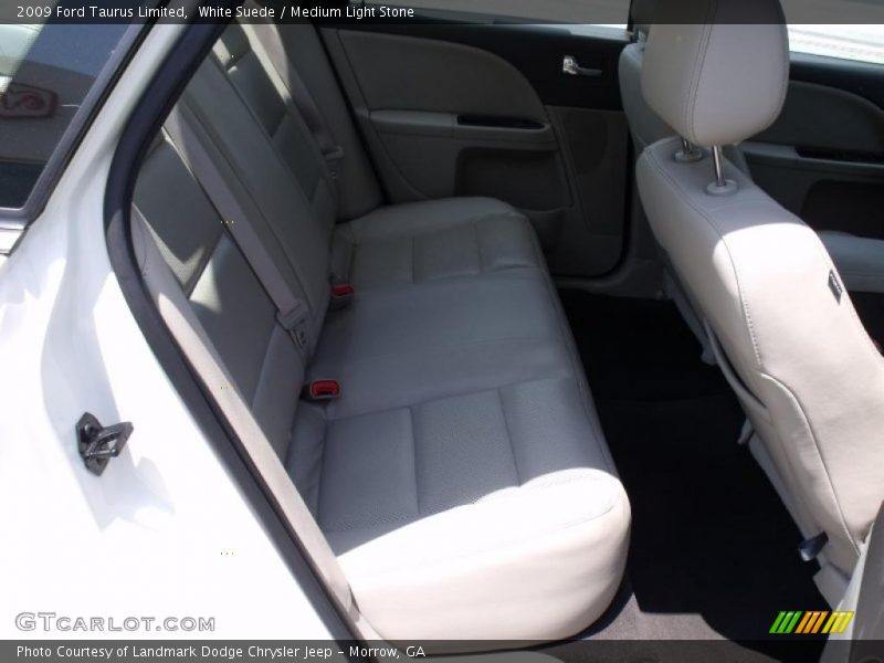 White Suede / Medium Light Stone 2009 Ford Taurus Limited