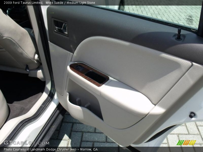 White Suede / Medium Light Stone 2009 Ford Taurus Limited
