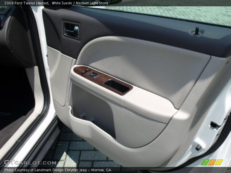 White Suede / Medium Light Stone 2009 Ford Taurus Limited