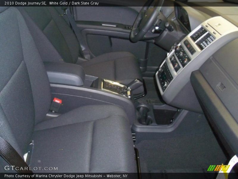 White Gold / Dark Slate Gray 2010 Dodge Journey SE