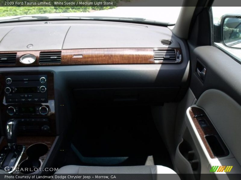 White Suede / Medium Light Stone 2009 Ford Taurus Limited