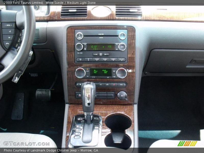 White Suede / Medium Light Stone 2009 Ford Taurus Limited