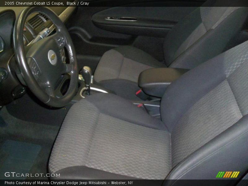 Black / Gray 2005 Chevrolet Cobalt LS Coupe