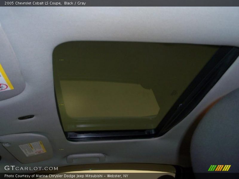 Black / Gray 2005 Chevrolet Cobalt LS Coupe