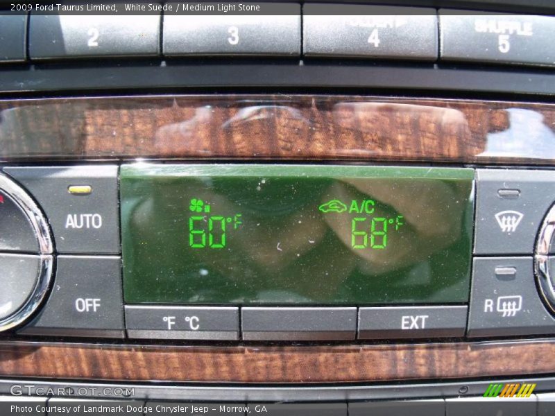 White Suede / Medium Light Stone 2009 Ford Taurus Limited