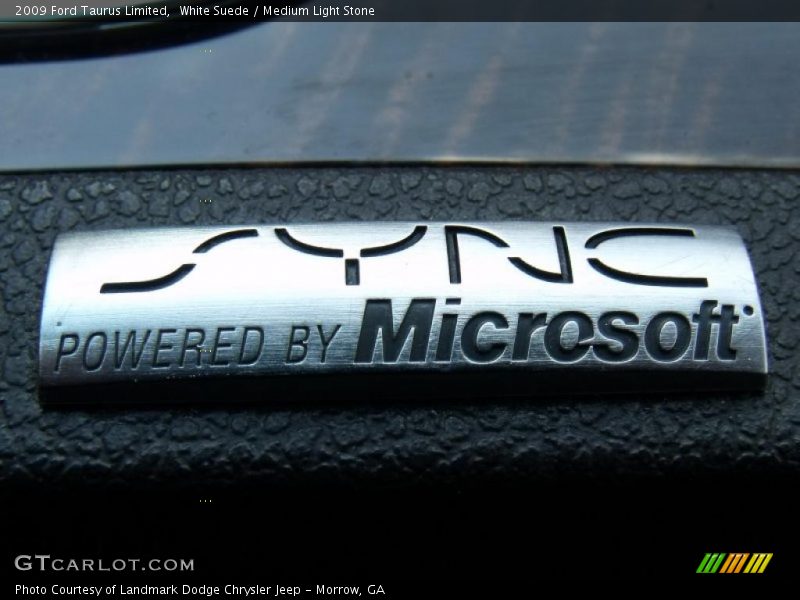 White Suede / Medium Light Stone 2009 Ford Taurus Limited