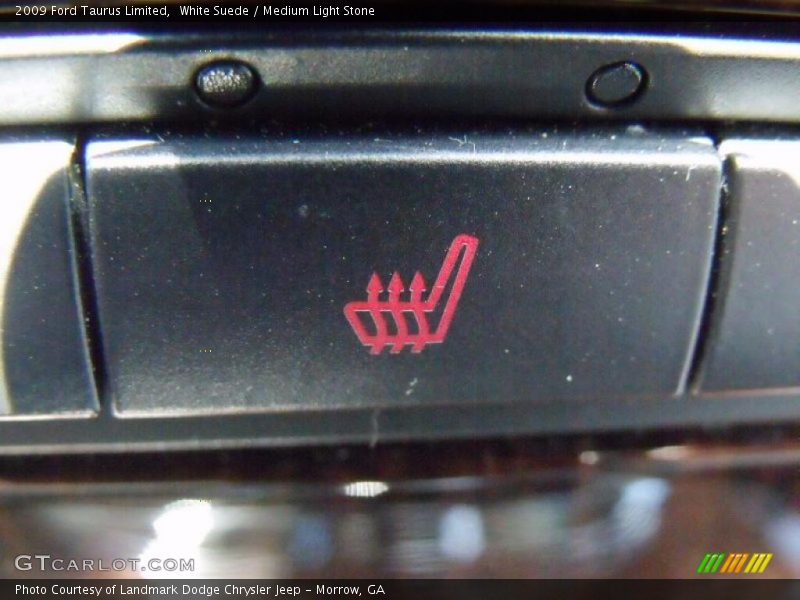 White Suede / Medium Light Stone 2009 Ford Taurus Limited