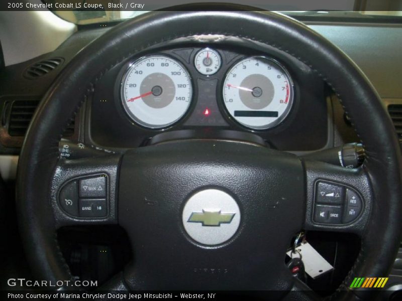 Black / Gray 2005 Chevrolet Cobalt LS Coupe