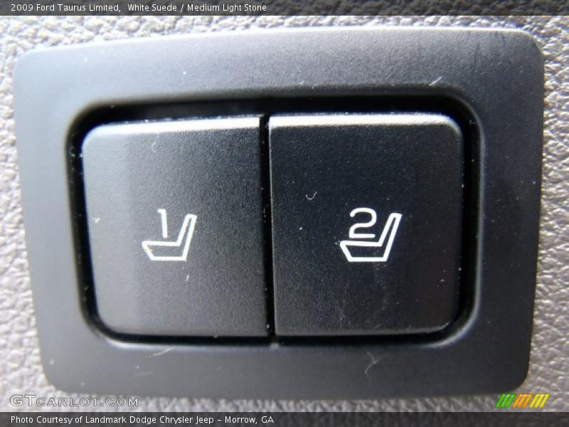 White Suede / Medium Light Stone 2009 Ford Taurus Limited
