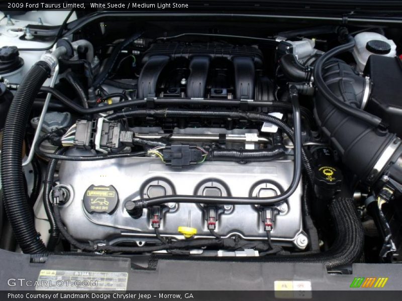 White Suede / Medium Light Stone 2009 Ford Taurus Limited