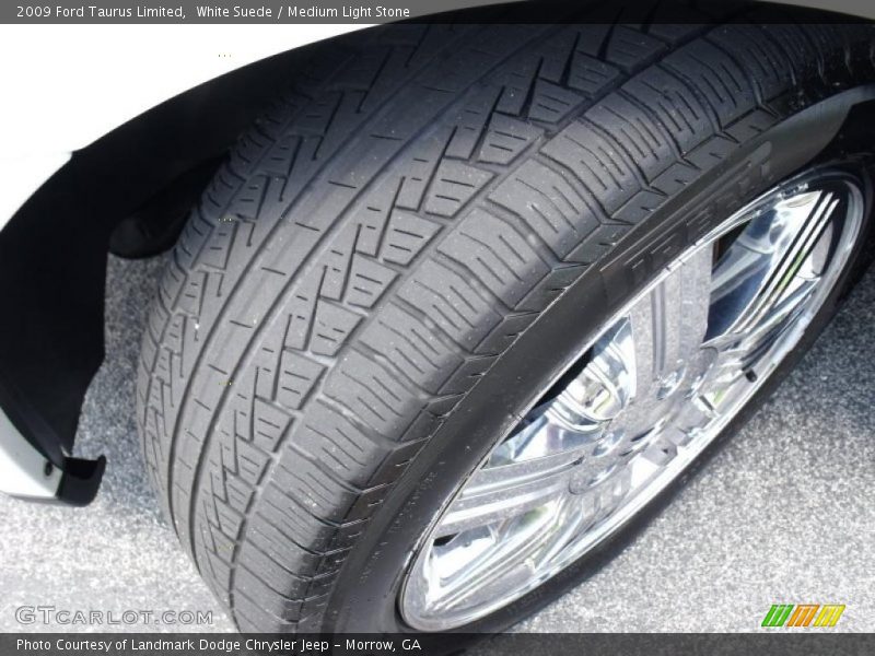 White Suede / Medium Light Stone 2009 Ford Taurus Limited