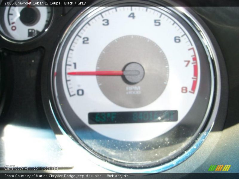 Black / Gray 2005 Chevrolet Cobalt LS Coupe