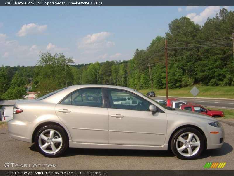Smokestone / Beige 2008 Mazda MAZDA6 i Sport Sedan