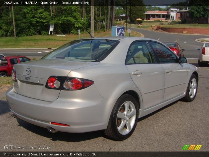 Smokestone / Beige 2008 Mazda MAZDA6 i Sport Sedan