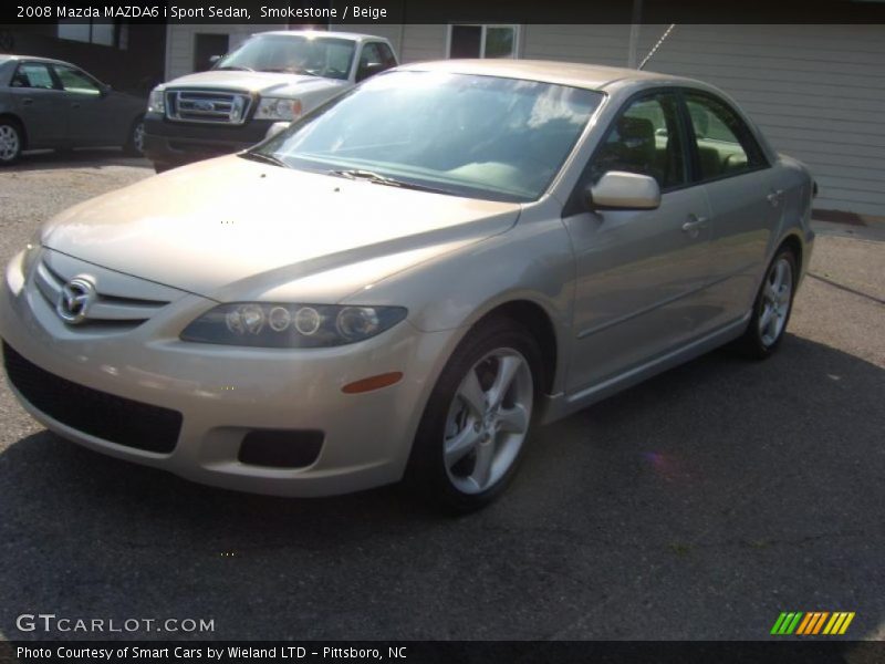 Smokestone / Beige 2008 Mazda MAZDA6 i Sport Sedan