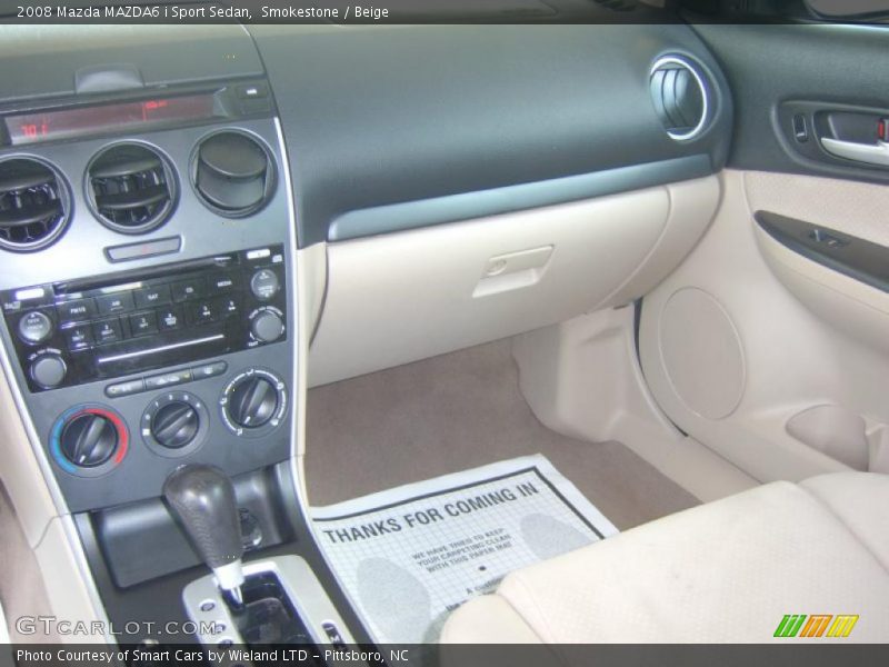 Smokestone / Beige 2008 Mazda MAZDA6 i Sport Sedan
