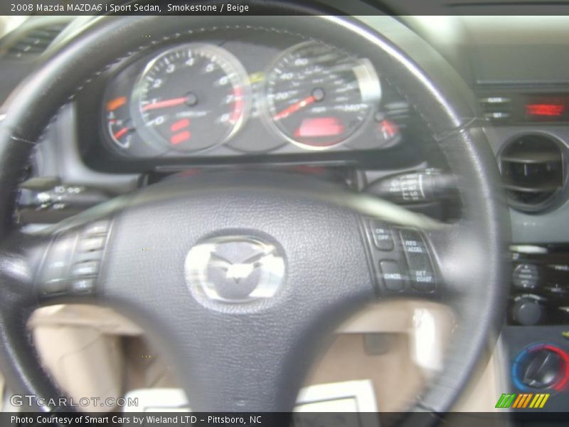 Smokestone / Beige 2008 Mazda MAZDA6 i Sport Sedan