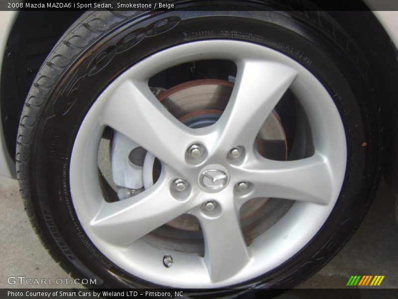 Smokestone / Beige 2008 Mazda MAZDA6 i Sport Sedan