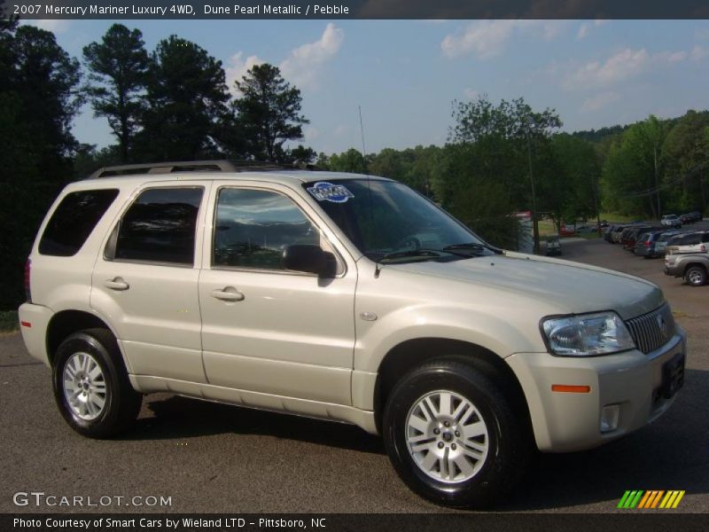 Dune Pearl Metallic / Pebble 2007 Mercury Mariner Luxury 4WD
