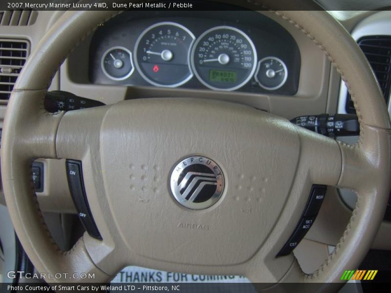 Dune Pearl Metallic / Pebble 2007 Mercury Mariner Luxury 4WD