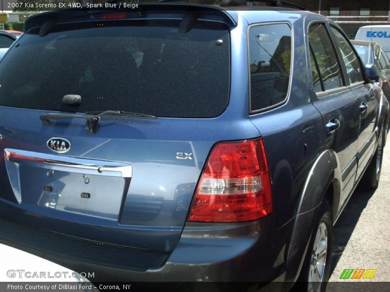 Spark Blue / Beige 2007 Kia Sorento EX 4WD