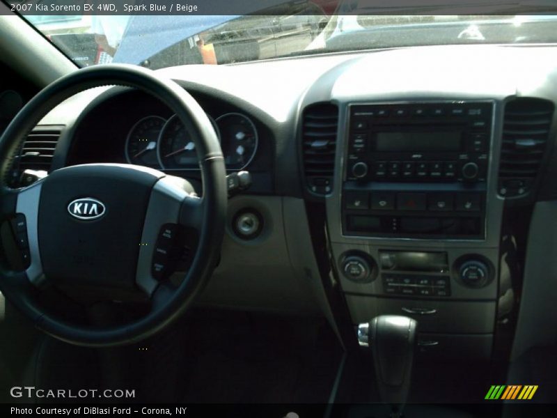 Spark Blue / Beige 2007 Kia Sorento EX 4WD