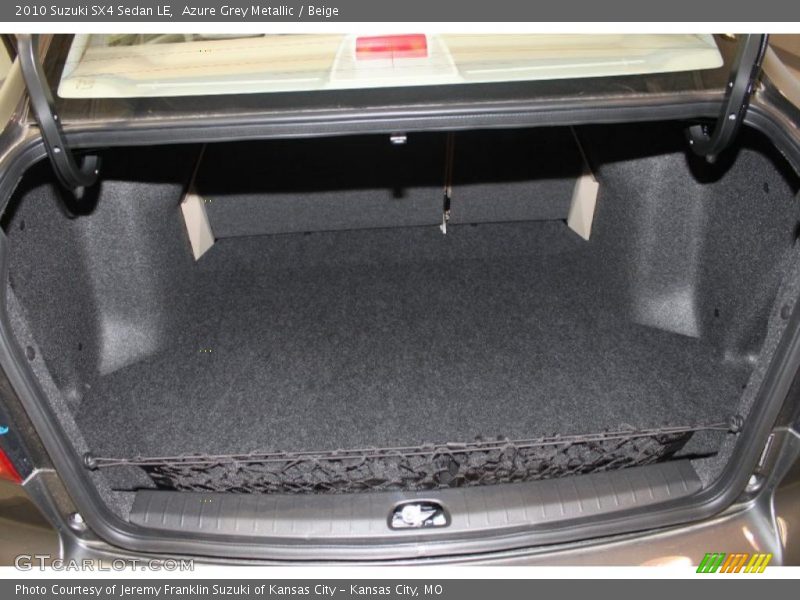Azure Grey Metallic / Beige 2010 Suzuki SX4 Sedan LE