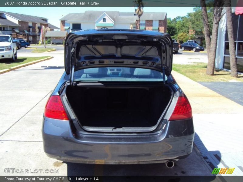 Graphite Pearl / Gray 2007 Honda Accord SE Sedan