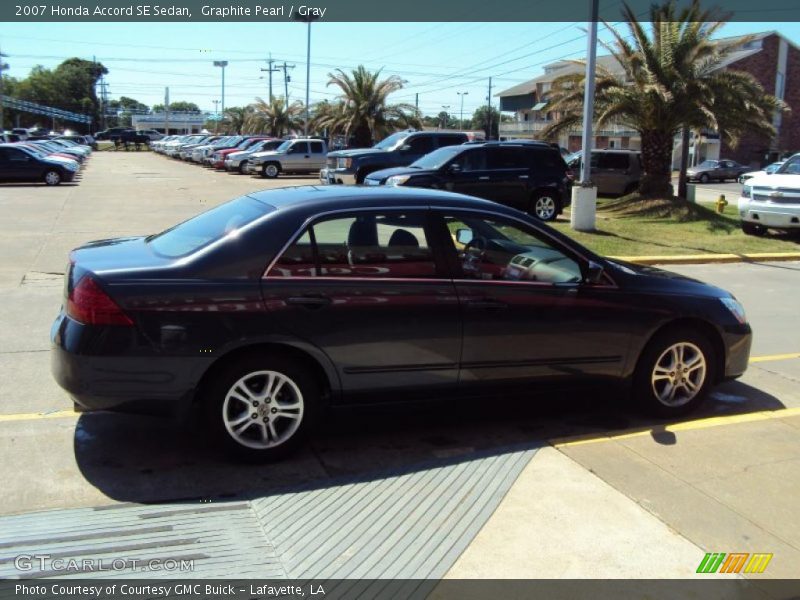 Graphite Pearl / Gray 2007 Honda Accord SE Sedan