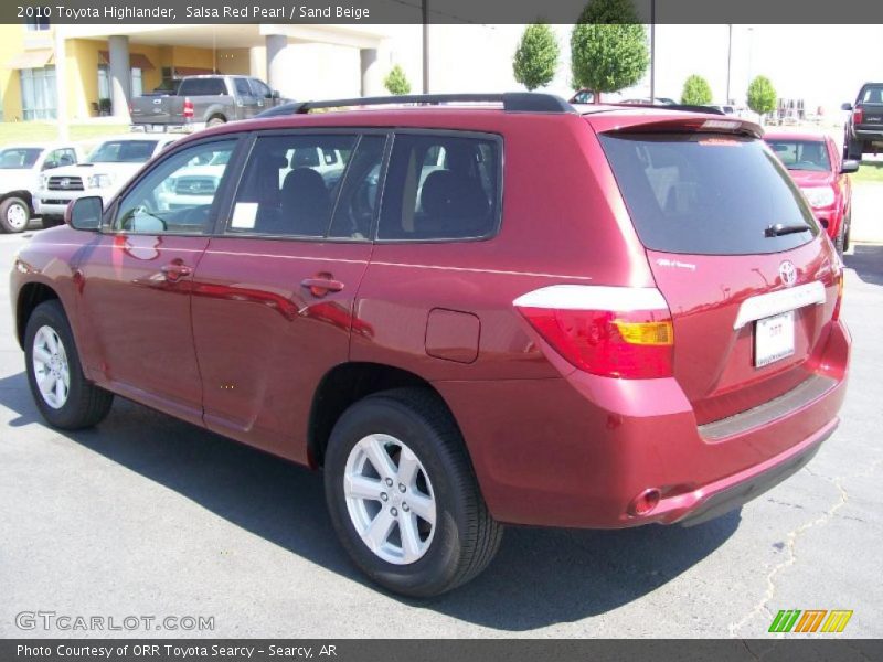 Salsa Red Pearl / Sand Beige 2010 Toyota Highlander