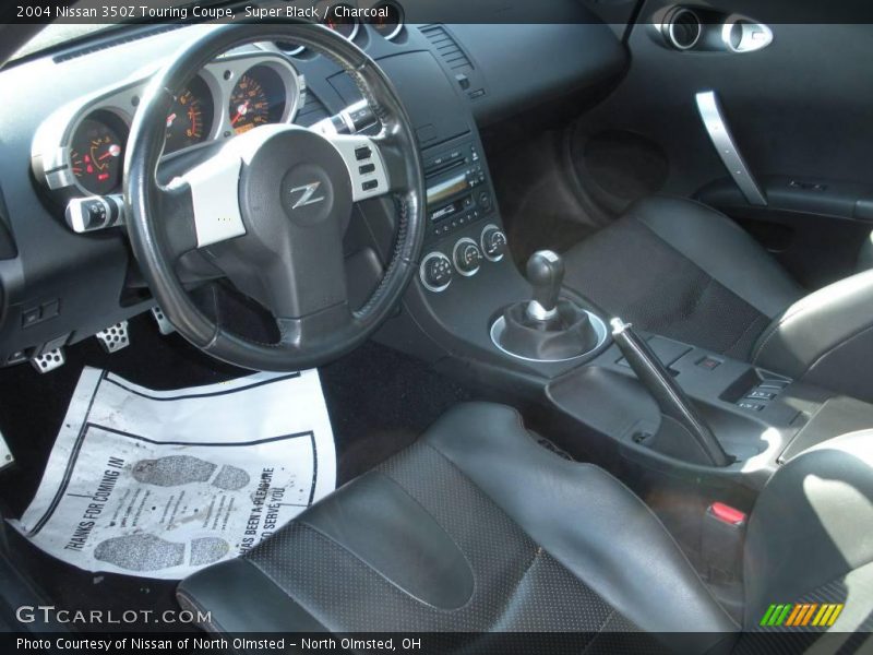 Super Black / Charcoal 2004 Nissan 350Z Touring Coupe