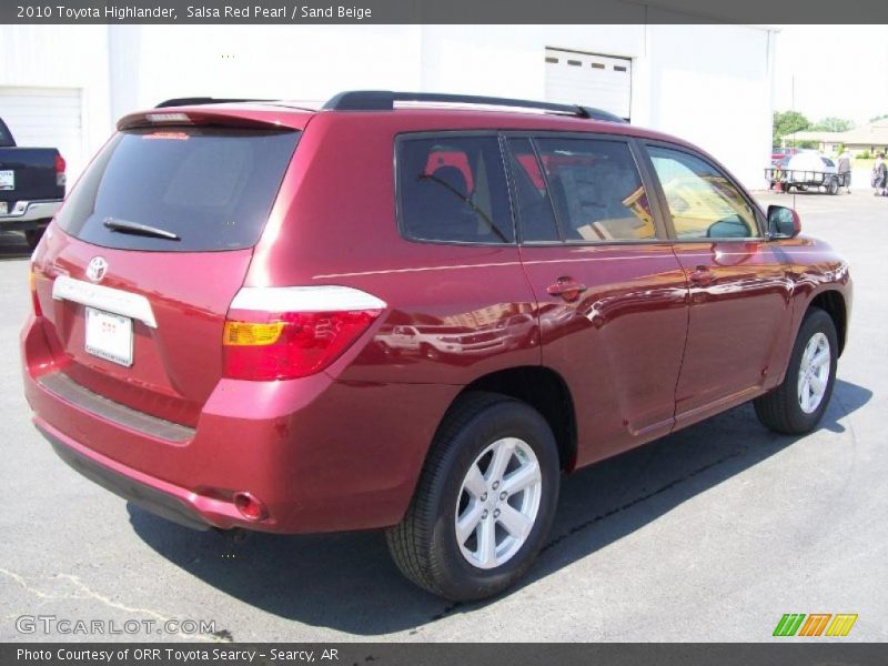 Salsa Red Pearl / Sand Beige 2010 Toyota Highlander